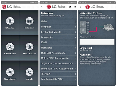 Service-App von LG