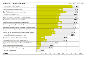  Abb. 3: Wichtigkeit der Faktoren der Arbeitszufriedenheit 