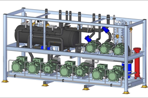  Rendering der CO2-Kälteanlage 