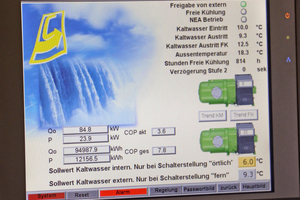  Bild 7: Die Kälteanlage lässt sich komfortabel und intuitiv über einen Touchscreen steuern. 