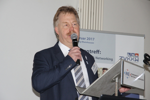  Der Hausherr, IKKE-Geschäftsführer Karsten Beermann, begrüßte die Teilnehmer und stellte sein Weiterbildungszentrum vor.  