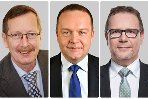  Dr. Thomas Sefker (li.), Dr. Alexander Hoh (Mitte) und Thomas Wolters (re.) 