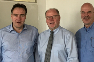  Das neue Präsidium des ZVKKW (v.l.): Dr. Meinolf Gringel, Claus-Dieter Penno und Heribert Baumeister 