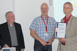  Dieter Schmidt (re.), Heribert Baumeister (Mitte) und Peter Bachmann (li.) 