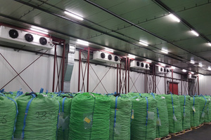  Eine große Herausforderung der Modernisierung waren die unterschiedlichen Lagerbedingungen und Temperaturen in verschiedenen Kühlräumen, die mit insgesamt acht Verbundkälteanlagen betrieben werden.  