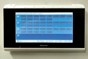  Touch-Screen-Controller für eine komfortable und effiziente Steuerung der VRF-Klimasysteme 