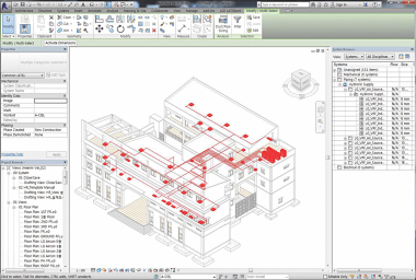 3D-HVAC-Zeichenprogramm