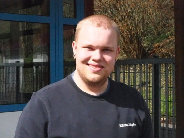 Florian Städtgen ist seit Januar 2018 Mechatroniker für Kältetechnik.