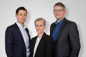  Marco Baumann, Andrea Holzbaur, Michael Freiherr (v.l.n.r.) 