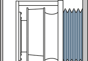  Richtiger Aufbau von mehreren Ventilatoren:  Jeder Ventilator steht mit speziell ausgelegten Schwingelementen (z. B. Federn oder Gummielementen) auf einer stabilen Rahmenkonstruktion, die fest mit dem Boden verbunden ist.  