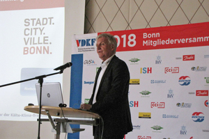  VDKF-Geschäftsführer Norbert Hengstermann präsentierte unter anderem den Branchen- und Betriebsvergleich 2017, der zum ersten Mal von VDKF und BIV gemeinsam initiiert wurde. 