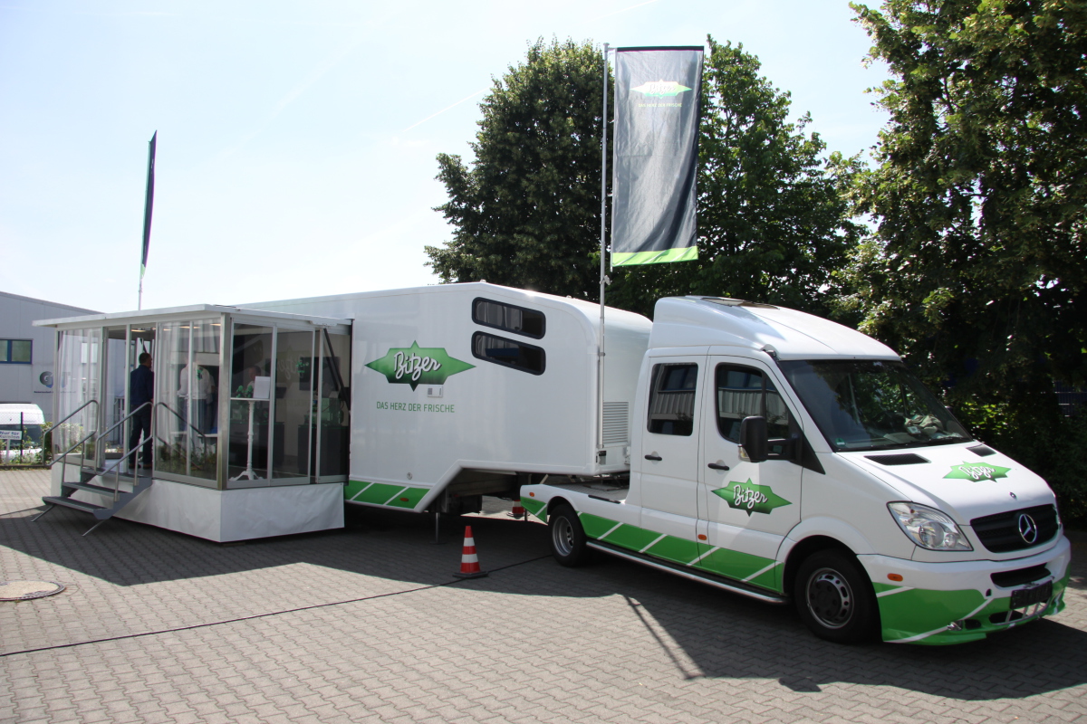 Der Bitzer IQ-Truck vor der Frigotechnik-Niederlassung in Bissendorf