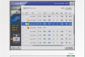  Intelligenter Touchscreen zur Steuerung von bis zu 256 Innengeräten 