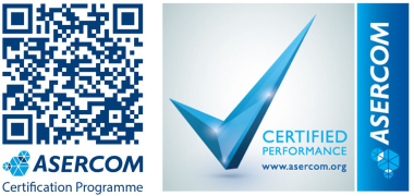 Das Asercom-Qualitätslabel kennzeichnet zertifizierte Verflüssigungssätze.