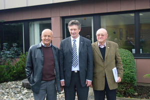  Die drei Ehrenobermeister der Landesinnung Dieter Auth, Wolfgang Förster und Theo Mack im Jahr 2009 