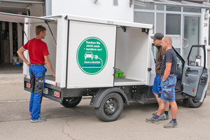  Platz, Zuladung und Reichweite reichten für die Handwerker des Betriebs Haustechnik Miller aus. Das positive Image war ein zusätzlicher Vorteil. 