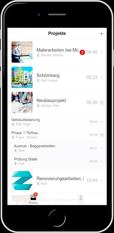 App für die Baubranche