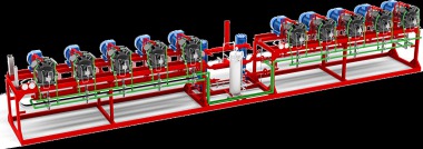 NH3-Verdichter in Eisbahn-K?lteanlage