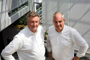  Klaus Heubach (links) von der BHS gemeinsam mit Matthias Tietgen von der Condair Systems 