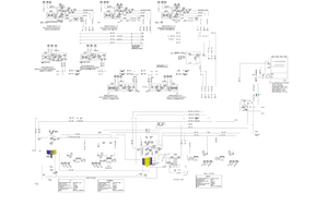  Bild 1: R&I-Schema für ein typisches zentrales, niedrig befülltes NH3-Kühlsystem 