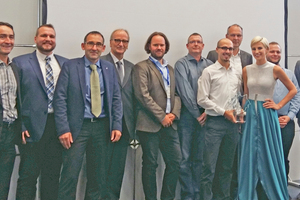 Das Projektteam bei der Preisverleihung des Chillventa Awards 2018 
