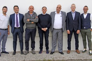  Andrea Camporese (Marketing Manager), Mirko Bernabei (Technical Director), Riccardo Ricci (Operation Director), Nicola Pignatelli (Managing Director), Andreas Nieberle (Leiter Marketing Beijer Ref Deutschland), Thomas Neumann (Niederlassungsleiter Leipzig Beijer Ref Deutschland), Alessandro Franchin (Export Area Manager)  