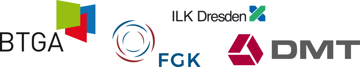 Logo BTGA - Logo FGK - Logo ILK - Logo DMT
