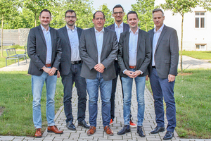  Olaf Kurek, Benjamin Klasen, Ulrich Lenz, Daniel Weniger, Jörg Tollhausen sowie Stefan Fischer (v.l.n.r.) 