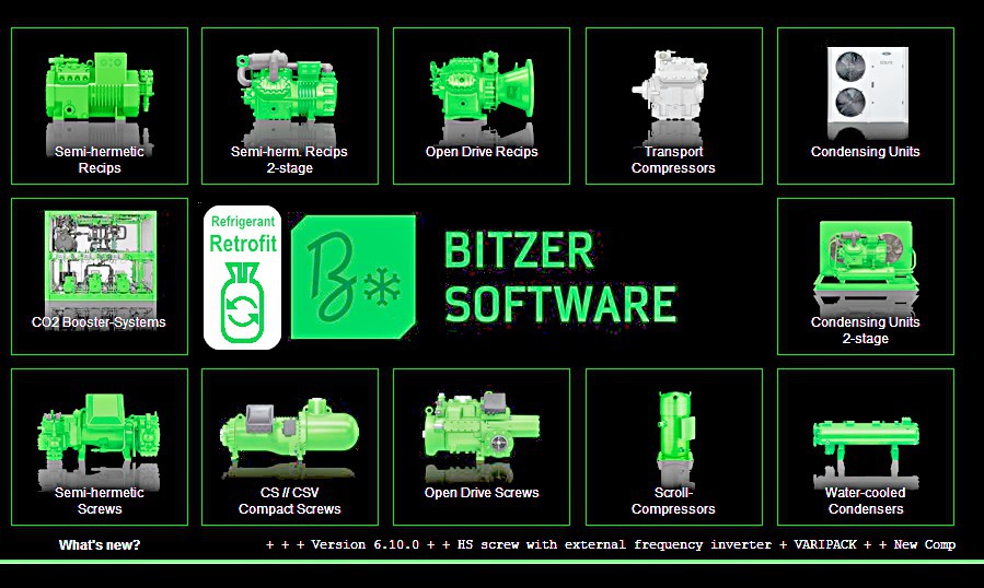 Bitzer Auslegungssoftware