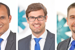  Jan Islam, Martin Wack und Torsten Pfeiffer von Systemair 