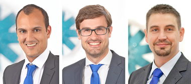 Jan Islam, Martin Wack und Torsten Pfeiffer von Systemair