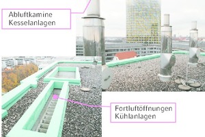  Bild 3: TGA-Schallquellen unter Realbedingungen auf dem Obermeyer-Gebäude in München  