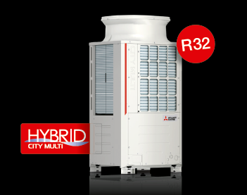  Vorteil Hybrid VRF-Technologie: Kühlen oder Heizen mit minimierter Kältemittelfüllmenge  