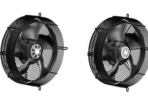  Bild 1: Der neue ?AxiEco Protect? in EC-Technologie (links) und AC-Technologie (rechts)  