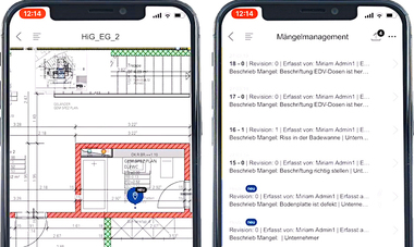 App f?r ein effizientes M?ngelmanagement von OLMeRO