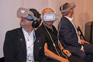  Mit Virtual Reality-Brillen konnte man die Daikin-Welt aus ganz neuen Blickwinkeln entdecken.  