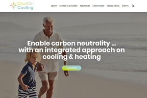  Auf der Webseite countoncooling.eu finden sich viele Informationen rund um das Thema „Nachhaltige Kühlung“.  