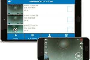  App für Videoinspektionssystem von Wöhler 