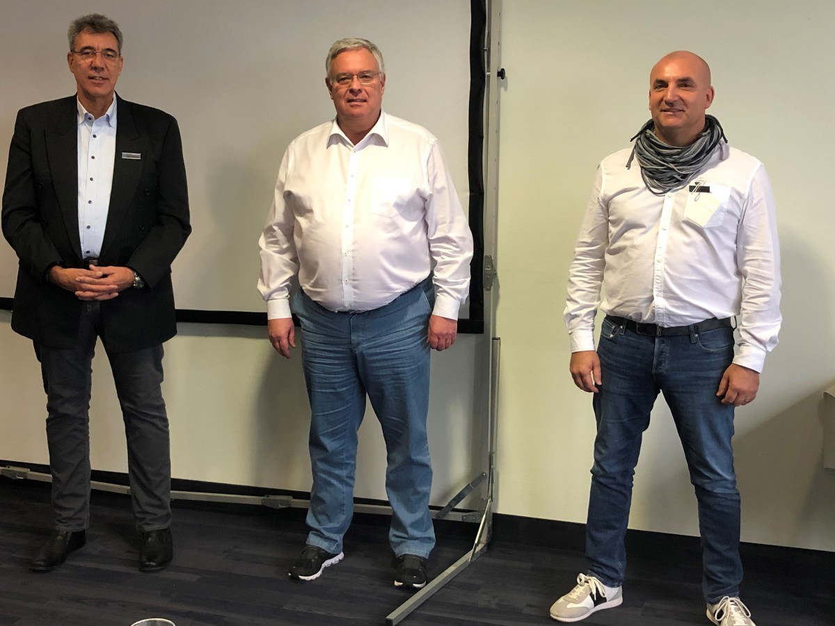 Der aktuelle Vorstand (v.l.): Wimar Wysluch, Karl-Heinz Thielmann, Jan Schultz