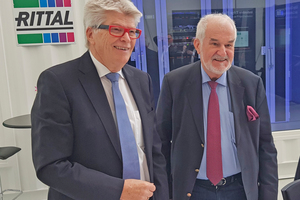  Prof. Friedhelm Loh, Inhaber und Vorstandsvorsitzender der Friedhelm Loh Group (Rittal), und Jürgen Stulz, Geschäftsführer der Stulz GmbH 