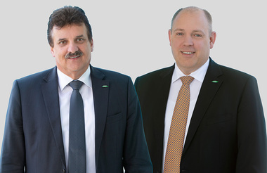 Christian Wehrle (li.) und Rainer Gro?e-Kracht (re.)