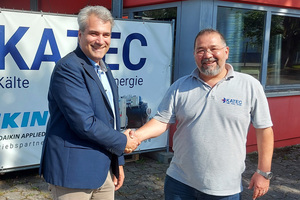  Alexander Möller (Daikin Applied, li.) und Ahmet Kalkan (Katec, re.) 