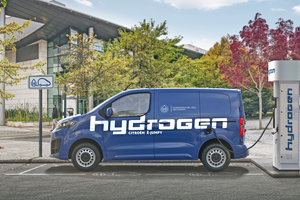  Die Wasserstofftanks des ?Citroën ë-Jumpy Hydrogen? lassen sich in nur drei Minuten auffüllen.  