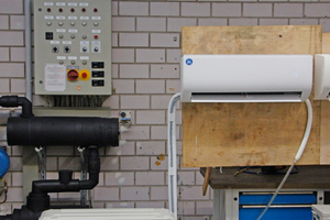  R290-Split-Klimaanlage für Schulungszwecke in der Bundesfachschule Kälte Klimatechnik im Maintal 