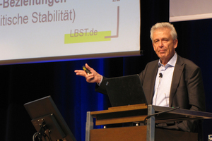  Reinhold Wurster von der Ludwig-Bölkow-Systemtechnik GmbH in Ottobrunn blickte in seinem Vortrag „Die Energie und Klimawende in Deutschland benötigt Wasserstoff“ über den Tellerrand der Branche 