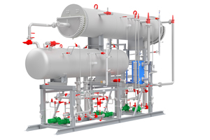  Abb. 2: STEP Modell einer Flux-Hi™-Kaskadenanlage 