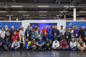  Alle Teilnehmer und Experten mit Workshop-Manager und Volunteers der Disziplin 38 „Kälte- und Klimatechnik“ nach Abschluss der Veranstaltung 
