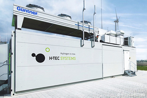  Elektrolyseur von H-Tec samt Güntner Rückkühler 