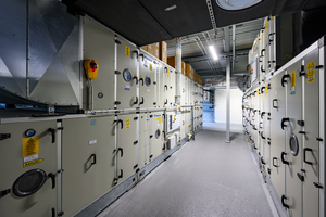  Die Be- und Entlüftung der meisten Räume erfolgt über insgesamt sieben Daikin RLT-Geräte der „Professional“-Serie mit der gesamten Luftmenge von ca. 80.000 m3/h 