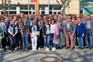  Auch die Stadtführung am Samstag zum Abschluss des VDKF-Treffens fand noch reges Interesse 